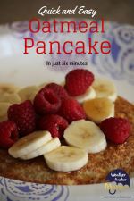 Oatmeal Pancake Recipe in 6 Minutes