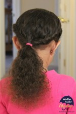 Curly Hairstyle of the Week: Disney’s Belle Twisted Ponytail