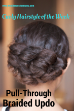 Curly Hairstyle of the Week: Pull-Through Braided Updo Tutorial