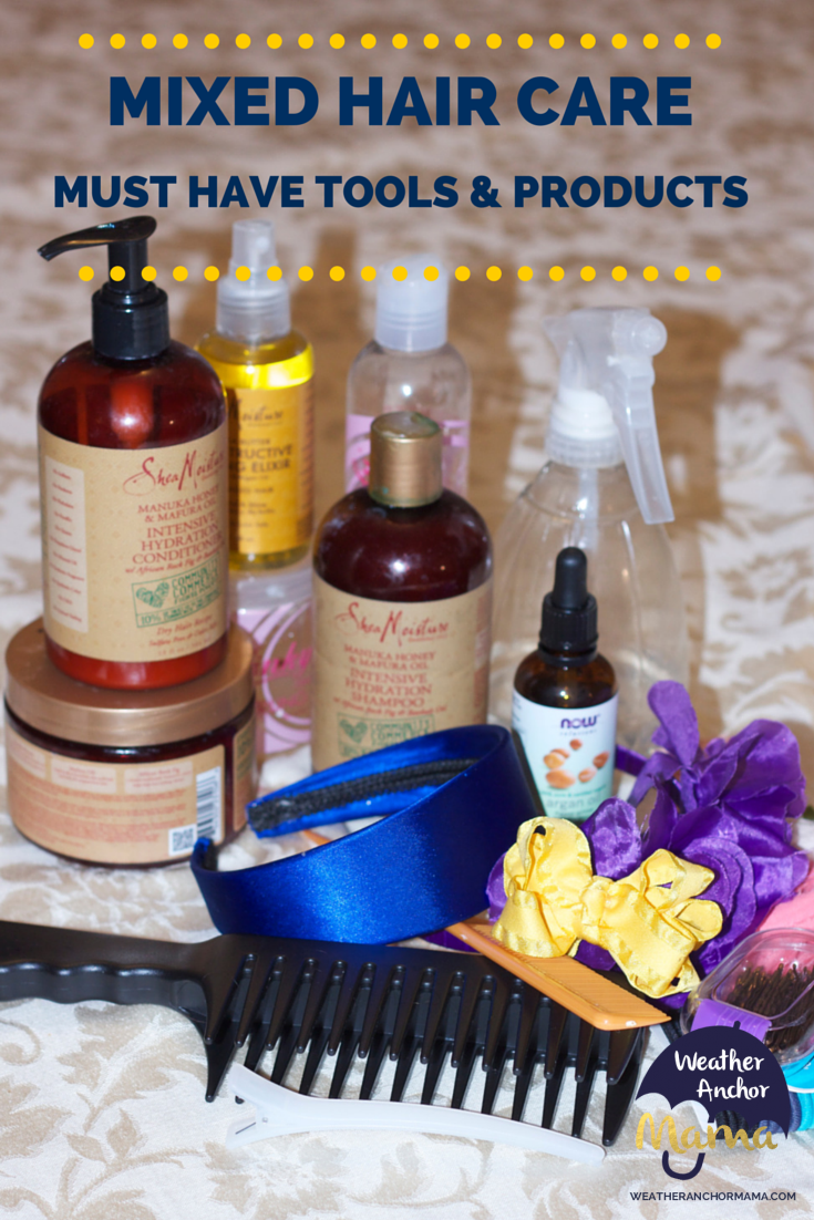 Mixed Hair Care: Must Have Tools and Products for Curly 