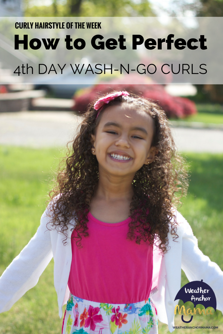 Mixed Hair Care: Fourth Day Wash-N-Go Curls  Weather 