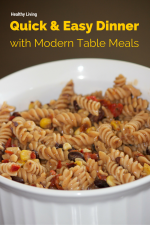 Quick and Easy Healthy Dinner With Modern Table Meals