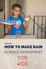 How to Make Rain Science Experiment for Kids