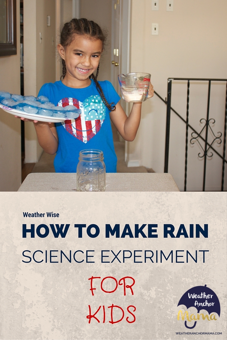 How to Make Rain Science Experiment for Kids  Weather 