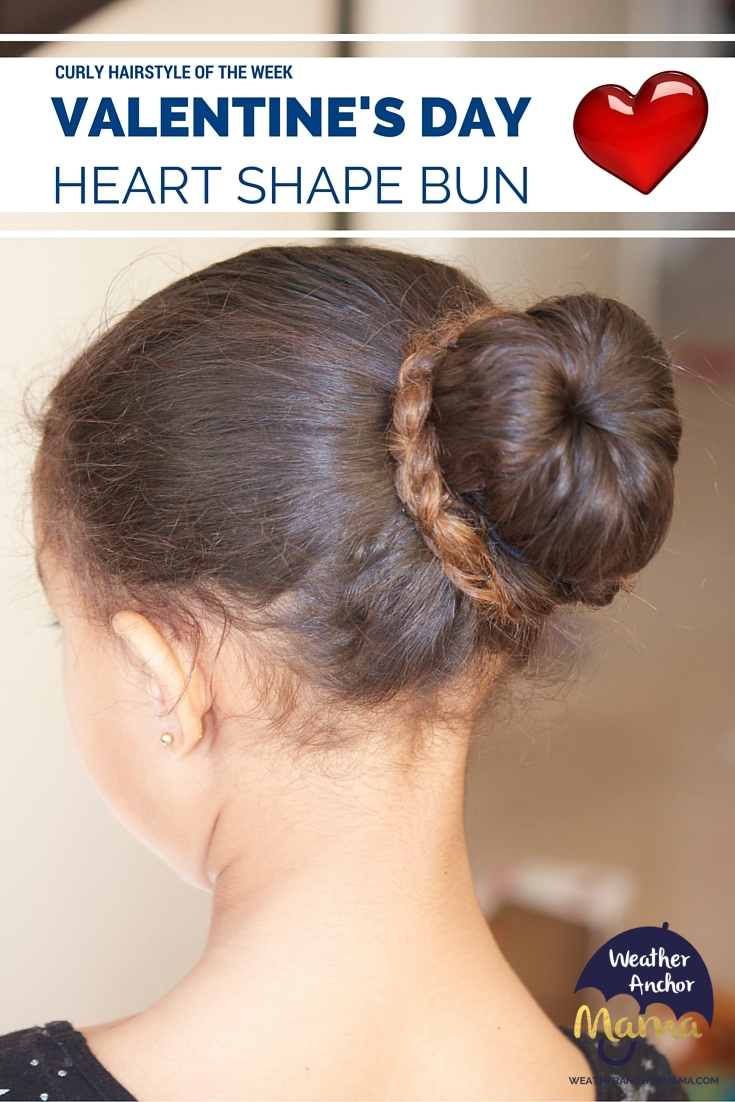 Curly Hairstyle of the Week: Valentine's Day Heart Shape 