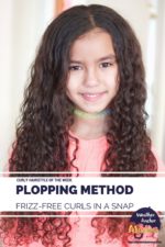 Plopping Curly Hair| Frizz Free Wash N Go Curls