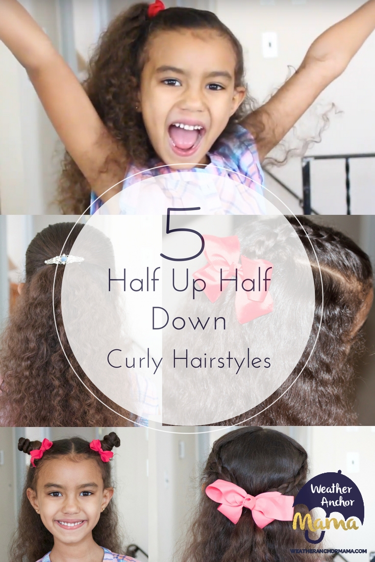 5 Easy Half Up Half Down Curly Hairstyles | Weather Anchor ... (735 x 1102 Pixel)