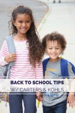 Back to School Budget Tips With Kohl’s & Carter’s